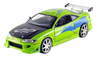 Jada Toys - 97603GR - Mitsubishi Eclipse - Fast And Furious - Échelle 1/24 - Vert