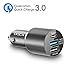 Produktbild Mini USB KFZ Ladegerät Schnellladegerät 3.0 Typ C und Dual-USB Port 40W 5.4A Schneller Autoladegerät-Adapter kompatibel für iPhone iPad Samsung Galaxy HTC LG und weitere iOS- und Android-Geräte