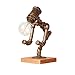 Produktbild GJY American Style Steam Punk Retro Table Lamp Solid Wood Cafe Bar Decorated Table Lamp,B:30*15CM