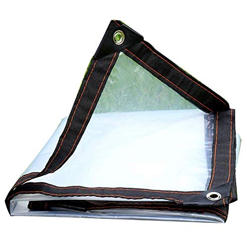 Preisvergleich Produktbild HCYTPL Plane Transparent mit Metallknopfloch Garten im Freien Regenschutz Hitzebewahrung Faltbare Reißfestigkeit Langlebig (Größe: 1x1m),5 * 8m