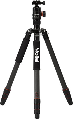 Rollei C6i Carbon - Stativ mit 3D Kugelkopf, drehbarer Mittelsule, integrierten Spikes, rutschfestem Schaumstoffgriff, Umbau zum Einbeinstativ mglich - Schwarz Rollei C6i Carbon - Stativ mit 3D Kugelkopf, drehbarer Mittelsule, integrierten Spikes, rutschfestem Schaumstoffgriff, Umbau zum Einbeinstativ mglich - Schwarz