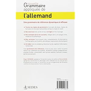 Nouvelle grammaire appliquée de l'allemand: Avec exercices corrigés Livre en Ligne Nouvelle grammaire appliquée de l'allemand: Avec exercices corrigés Livre en Ligne - Telecharger Ebook
