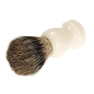 Anself Professional Hair Shaving Brush Pure Badger Barber Salon Resin Handle Men Facial Beard Cleaning Appliance Shave… - Image 5