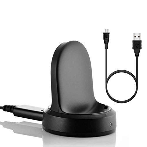 Preisvergleich Produktbild Gankmachine Bewegliche Drahtlose Ladestation Docking-Station Ladegerät für Samsung Gear S3 Classic / Frontier Lade-Docking