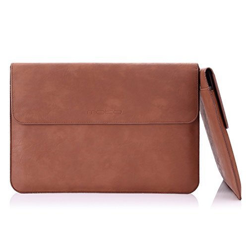MoKo 10-11 Zoll Laptop   Tablet H  lle - PU Leder Tasche Schutzh  lle Ledertasche Aktentasche Wallet Case Leather Sleeve mit Karten-Slot f  r Acer One