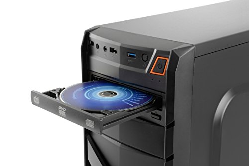 Gaming PC IDV Intel i5-7600 inkl. Windows 10 Home – Intel Quad-Core i5-7600 4× 3500 MHz, GeForce GTX 1070, 16GB RAM, 240GB SSD, 1TB HDD, USB 3.1 - 2