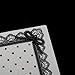 Veroda Lace Dot Pattern Silicone Nail Art Table Mat Manicure Tool - White