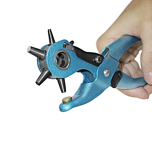 S&R Lochzange Präzision /MADE IN GERMANY / Revolverlochzange Pfeifzange M 225 mit 6 auswechselbaren Lochpfeifen 2 – 2,5 – 3 – 3,5 – 4 – 4,5 mm; Variozange - 3