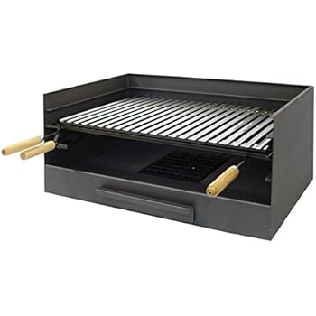 Brennstorm - Piastra universale in acciaio inox con manico, per