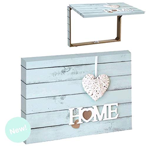 Item Tapa para Contador de luz Color Azul diseño Home con corazón 46x7x32 cm