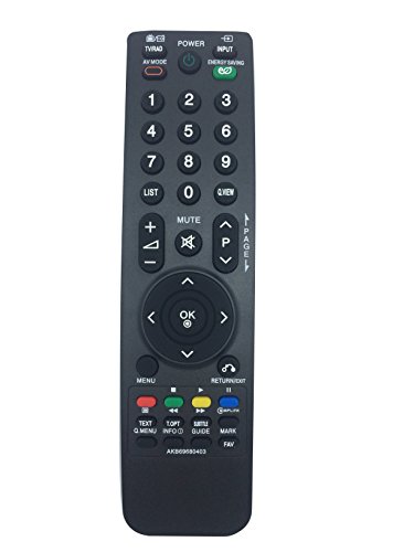VINABTY AKB69680403 AKB69680438 Reemplazo Control Remoto Fit para LG 26LH2000 32LH2000 37LH2000 42LH2000 42LH3000 32LD320NZA 32LD320ZA 32LD325 32LD340 32LD340ZA LCD LED TV