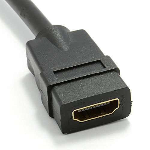 Fertig Gemacht Unterputzdose Module 3D HDMI Buchse Panel Montage Stummel 15 cm - 4