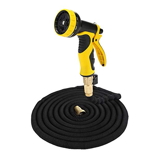 YHE - Kit de riego de Manguera Flexible y expandible para Lavar el Coche