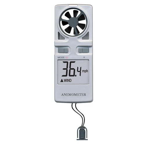 Technoline Windmesser EA 3000, Grau, 3,8 x 1,7 x 9,8 cm