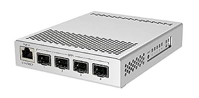 Mikrotik CRS305-1G-4S+IN commutateur réseau Géré Gigabit Ethernet (10/100/1000) Blanc Connexion Ethernet, supportant l'alimentation via ce port (PoE)
