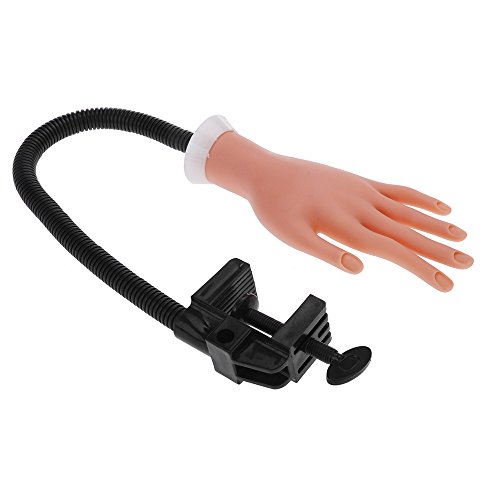 Anself Pro Hand Rubber Flexible Nail Manicure Practice For Learning And Exhibition
