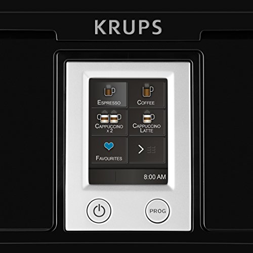 Krups EA8808 Kaffeevollautomat (Two-in-One-Touch Funktion, 15 bar, Touchscreen-Farbdisplay) Edelstahl/ Schwarz - 11