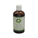 Marca más reputada R V Essential Neem puro aceite del portador de 5ml (0.169 oz)- Azadirachta Indica (100% pura y fría natural prensada) Pure Neem Carrier Oil