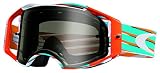  Oakley Airbrake MX Nemesis Goggles (White Frame/Dark Grey Lens)
