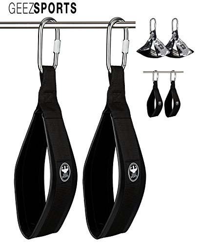Geez Bauchmuskelschlaufen Armschlaufen - Von Sportlern für Sportler - für Klimmzugstange