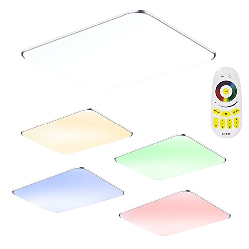 Preisvergleich Produktbild SAILUN® 48W LED Deckenleuchte RGB Möbeleinbauleuchte Deckenlampe Wandlampe Wohnzimmer Leuchte