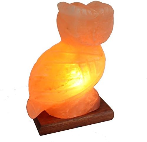 Owl Himalayan Salt Lamp Figurine, Himalayan Mountains, Animal Salt Lamp, Salt, Himalayas