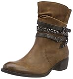 Reißverschluss seitlich MARCO TOZZI Damen 2-2-25316-31 372 Biker Boots, Braun (Cognac Ant.Com), 39 EU