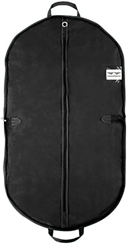 HangerMaster ™ Suit Garment Carrier 110cm (44") Black Breathable Protective Case &amp; Bag For Travel