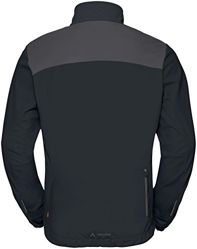 VAUDE - Chaqueta para Hombre Truia Softshell Jacket, Otoño-Invierno, Hombre, Color Phantom Black, tamaño Small