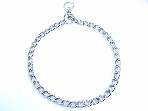 CHAMPION-DOG-CHOKE-CHAIN-METAL-COLLAR-CHROME-PLATING-RANGE-OF-SIZES
