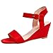 Produktbild HappyLStore Sandaletten Hochhackige Römische Schuhe Sandalen Strandschuhe Retro Party Elegante Damenschuhe Frauen High Heel