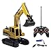 Produktbild Ferngesteuert Bagger Baustellenfahrzeug RC Auto Fernbedienung, 6 Kanäle Drehbare Arbeitsplattform 2,4 GHz Hochfrequenz Wiederaufladbar Aus Umweltfreundlichen Kunststoffen Maßstab 1:24