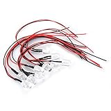▲ Qualitätsgarantie - Die LED-Leuchtdiode mit Kabel ist aus hochwertigen, langlebigen LEDs gefertigt.