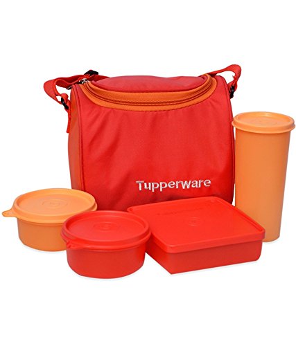 Tupperware Best Lunch Set, 4-Pieces and Lunch Bag