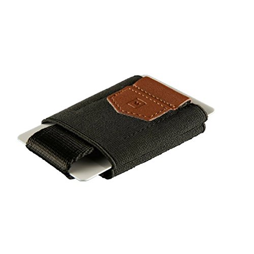 Cartera Billetera Minimalista Negra Clásica | Cartera para hombre fina y pequeña | Tarjetero sencillo | Billetera pequeña para hombre y mujer | By Minimalism Brand