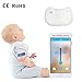 Produktbild iBaste Bluetooth 4.0 Intelligentes Wireless Baby Thermometer Fieberthermometer, Stirnthermometer 24 stündiges intelligentes Baby Überwachungsgerät Monitor mit Hochtemperaturalarm und drahtlosen