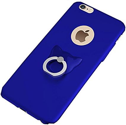 iPhone 6/6 Plus Case, iphone 7 case, Bylove Hard PC Ultra-Thin iPhone 6 Cover with Ring Holder, Simple Stylish Fully Protective Matt Cover for Apple iPhone 6/6s (Iphone 6 Plus, Blue)