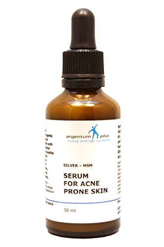 argentum plus Silver-MSM Serum for Acne Prone Skin 50 ml dropper / pipette