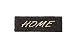 Produktbild Fussmatte - Fußmatte - Türfußmatte - Fußabstreifer - Fußabtreter - Türmatte - Motivfußmatte - Fußmatte - Kokos - Kokosfussmatte - Home - ca. 25 x 75 cm (schwarz)