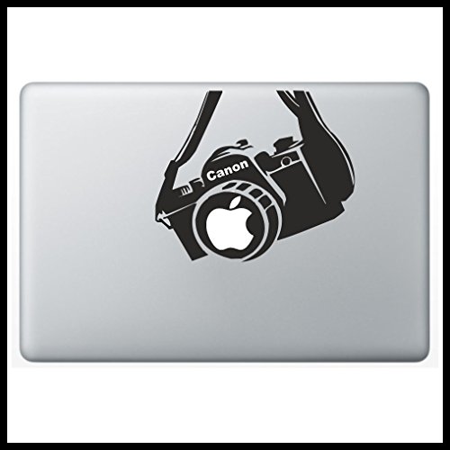 Kamera CANON Macbook Aufkleber Cam Spiegelreflex Camera Skin Mac für alle Macbooks passend