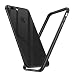 Produktbild humixx iPhone 7/8 Plus Hülle,iPhone 7/8 Plus case, [Extreme Serie] Eloxierten Aluminium TPU Hybrid Stoßfest Bumper Rahmen für iPhone 7/8 Plus(Matt-schwarz)
