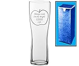 Cristal de grado profesional Regalo grabado Aspen pinta sidra de cristal  Always Look on the Bright sidra Life