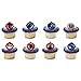 Produktbild Captain America Divided Cupcake Rings - 24 ct by Captain america