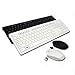 Produktbild YY Drahtloses ultradünnes stummes wasserdichtes Tastaturmausenset , white