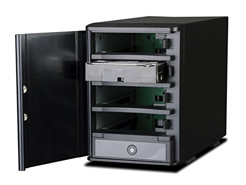 SilverStone SST-TS431S – Mini SAS Externes Festplatten-Gehäuse für 4 x 3,5″ SAS/SATA-HDDs oder SSDs mit integriertem Netzteil und 2 x 60 mm-Lüftern, schwarz - 8