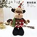 Produktbild JIE KE New Christmas Standing Posture Alter Mann Schneemann Puppe Puppe Weihnachten Kind Geschenk Puppe Fensterdekoration, Weihnachten, Weihnachten Home Dekorationen (Design : Elch)