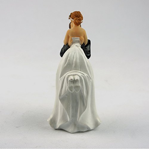 ACME Brautpaar Tortenfigur Tischdeko,8,5*7,5*16cm (L*B*H) - 3