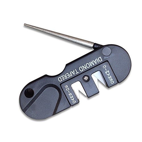 Pocket Messerschärfer mit Schlüssel Kette, um auf Schlüssel Ring