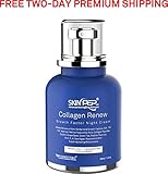 SkinPep Collagen Renew - Growth Factor Night Cream 30ml - Super Hydrating Moisturisers + Retinol +  Hyaluronic Acid  + Vitamin C +Collagen Peptides - SkinPep Best Choice For Premium Quality Night Cream