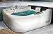 Produktbild Whirlpool Luxus Badewanne Sevilla mit Massage & LED Eckwanne Versenkbar